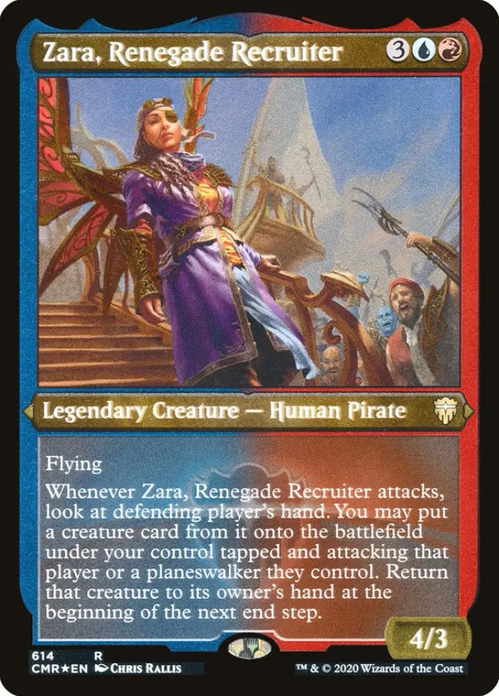 Zara Renegade Recruiter (Etched) [Commander Legends] - MTG Single