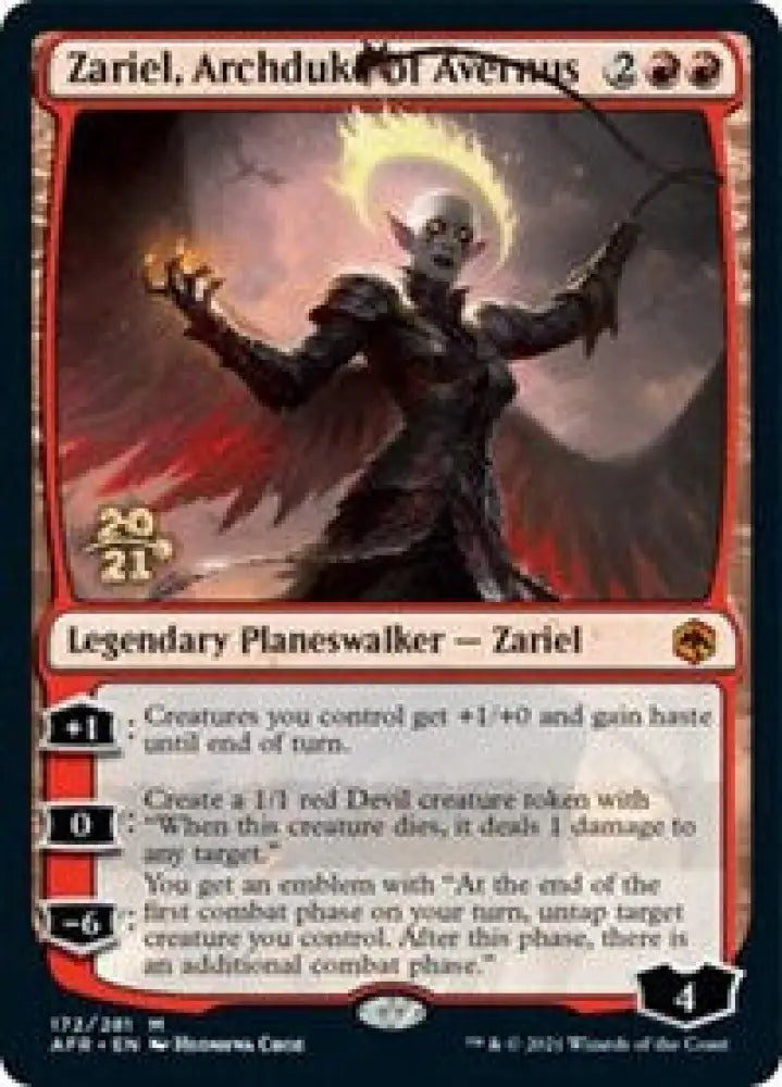 Zariel, Archduke of Avernus (172) [Prerelease Cards]