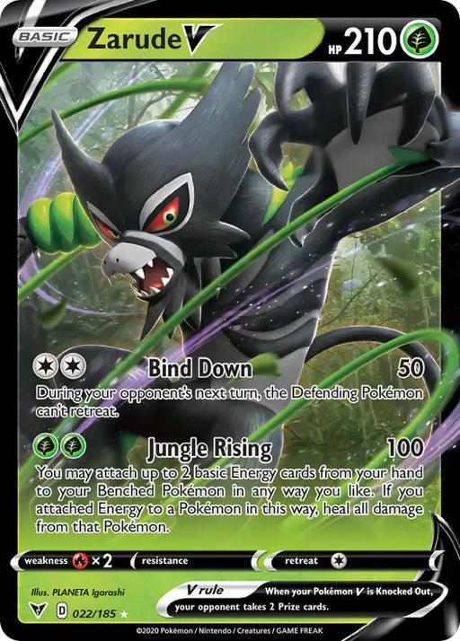 Zarude V (022/185) [Sword & Shield: Vivid Voltage] - Pokemon Single
