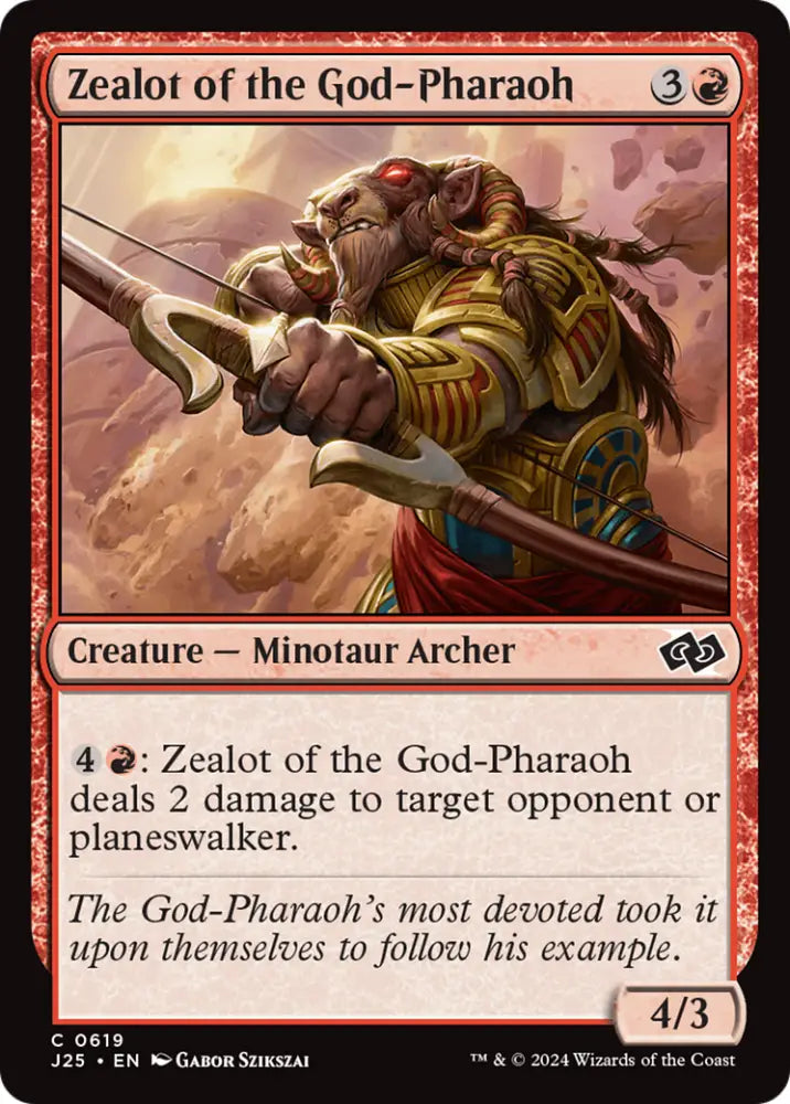 Zealot of the God-Pharaoh [Foundations Jumpstart] - MTG Single