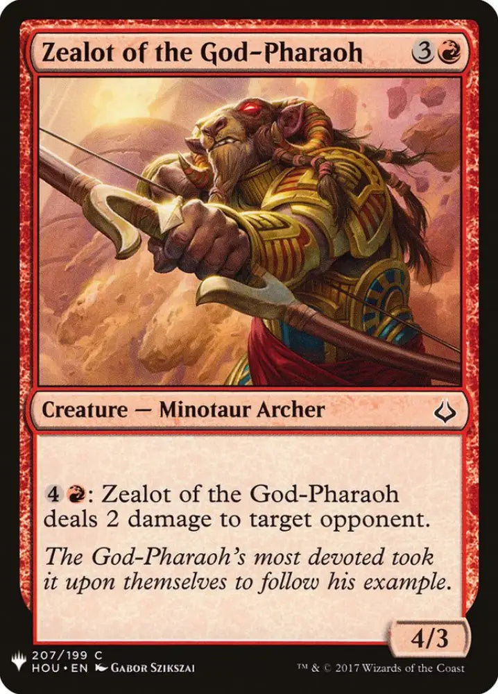 Zealot of the God-Pharaoh [Mystery Booster] - MTG Single