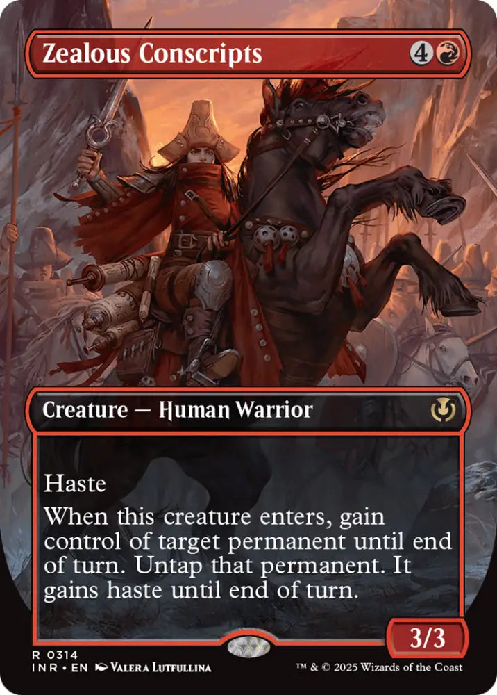 Zealous Conscripts (Borderless) [Innistrad Remastered] - MTG Single