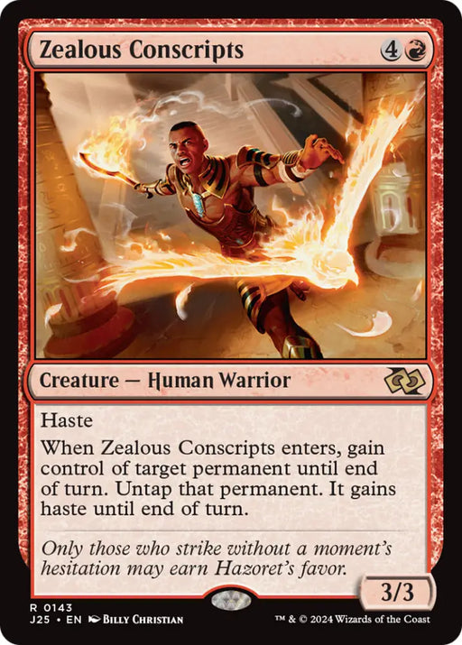 Zealous Conscripts [Foundations Jumpstart] - MTG Single