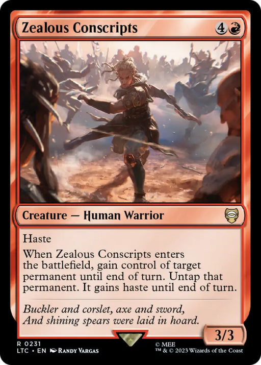 Zealous Conscripts [The Lord of the Rings: Tales of Middle-Earth Commander] - MTG Single
