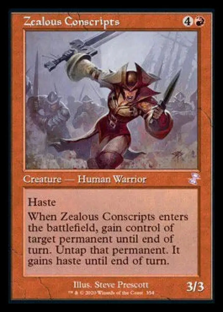 Zealous Conscripts (Timeshifted) [Time Spiral Remastered] - MTG Single