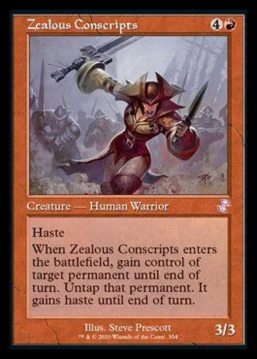 Zealous Conscripts (Timeshifted) [Time Spiral Remastered] - MTG Single