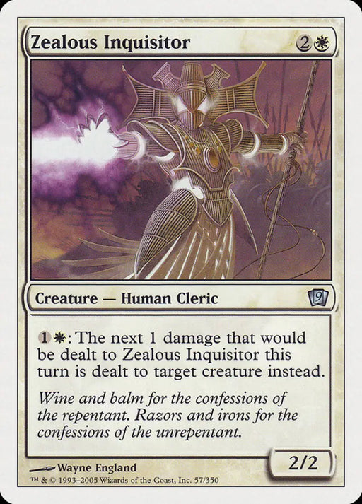 Zealous Inquisitor [Ninth Edition] - MTG Single