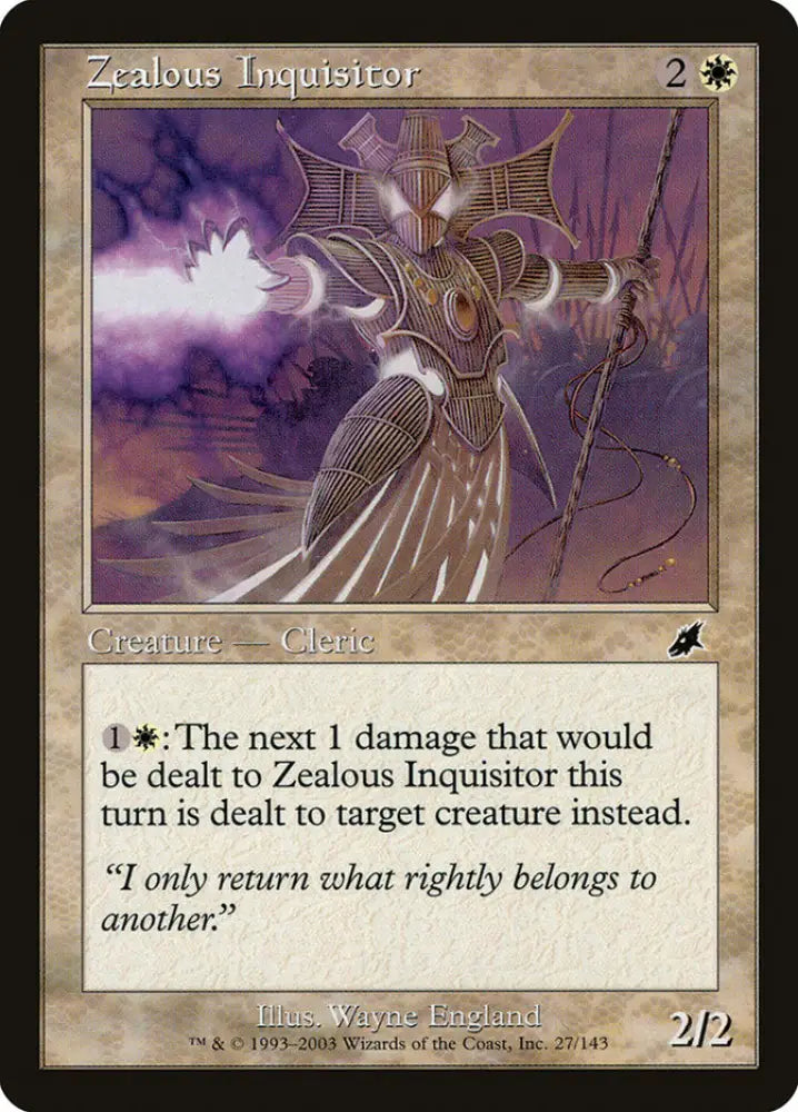 Zealous Inquisitor [Scourge] - MTG Single
