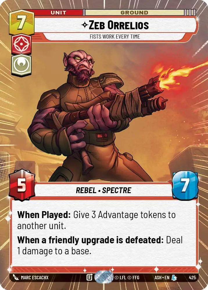 Zeb Orrelios - Fists Work Every Time (Hyperspace) (425) [Ashes of the Empire]