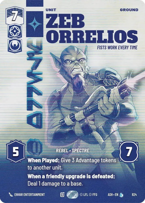 Zeb Orrelios - Fists Work Every Time (Prestige) (824) [Ashes of the Empire]
