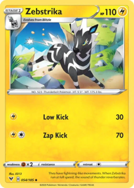 Zebstrika (054/185) [Sword & Shield: Vivid Voltage] - Pokemon Single