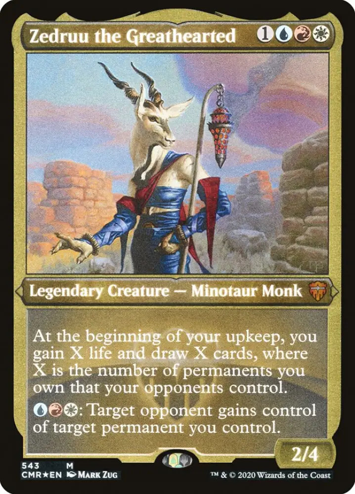 Zedruu the Greathearted (Etched) [Commander Legends] - MTG Single