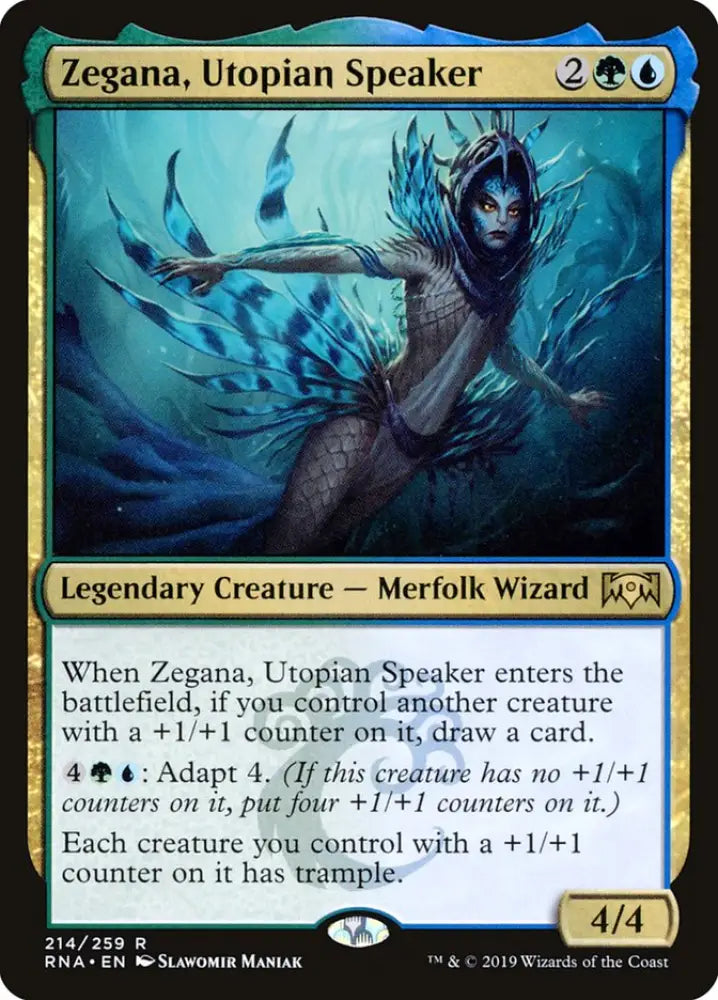 Zegana Utopian Speaker [Ravnica Allegiance] - MTG Single