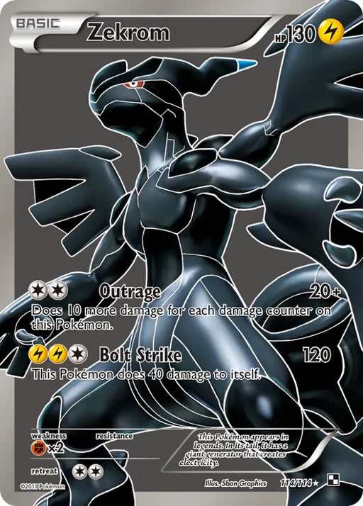 Zekrom (114/114) [Black & White: Base Set] - Pokemon Single