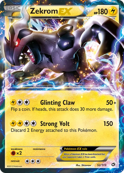 Zekrom EX (52/113) [Black & White: Legendary Treasures] - Pokemon Single