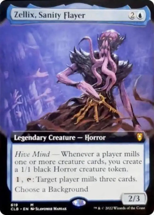 Zellix Sanity Flayer (Extended Art) [Commander Legends: Battle for Baldur’s Gate] - MTG Single