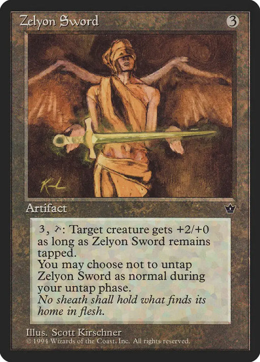 Zelyon Sword [Fallen Empires] - MTG Single