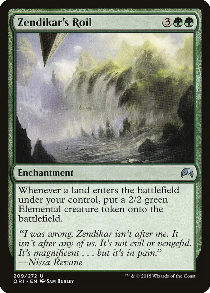 Zendikar’s Roil [Magic Origins] - MTG Single