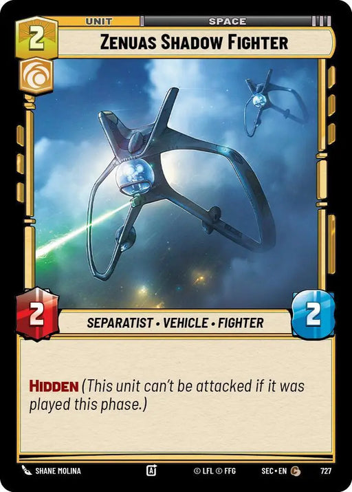 Zenuas Shadow Fighter (Foil) (727) [Secrets of Power]