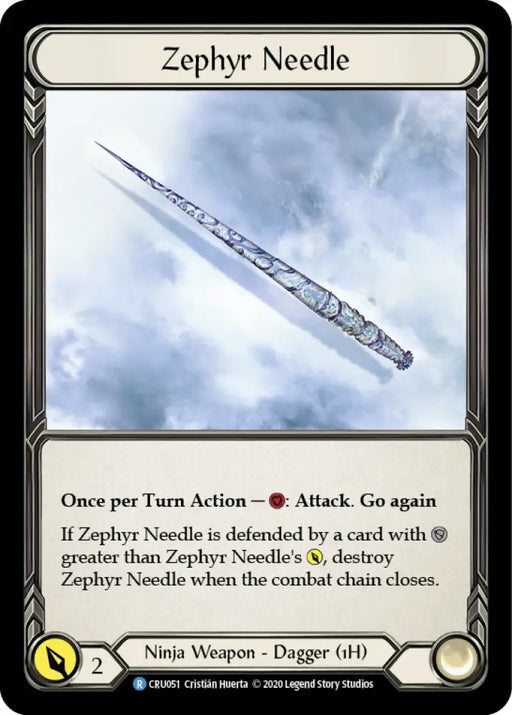 Zephyr Needle [Crucible of War 1st Edition] 1st Edition Normal - Flesh And Blood Single