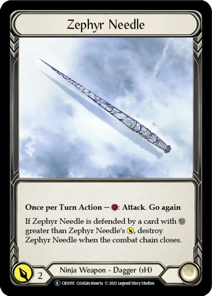 Zephyr Needle [Crucible of War Unlimited] Unlimited Normal - Flesh And Blood Single