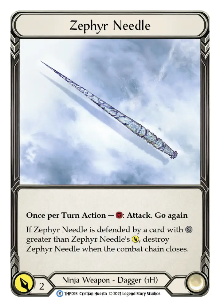 Zephyr Needle (Left) [1HP093] (History Pack 1) - Flesh And Blood Single