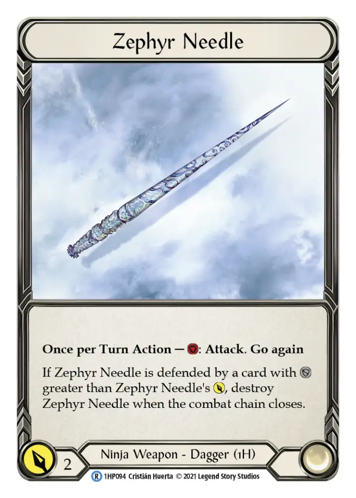 Zephyr Needle (Right) [1HP094] (History Pack 1) - Flesh And Blood Single