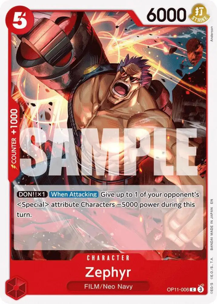 Zephyr (OP11-006) [A Fist of Divine Speed]