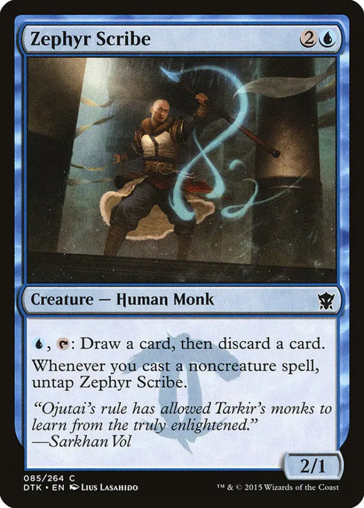Zephyr Scribe [Dragons of Tarkir] - MTG Single