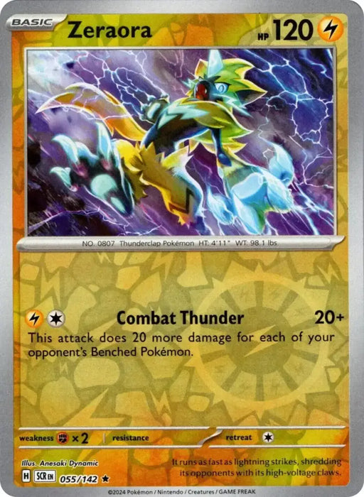 Zeraora (055/142) [Scarlet & Violet: Stellar Crown] - Pokemon Single