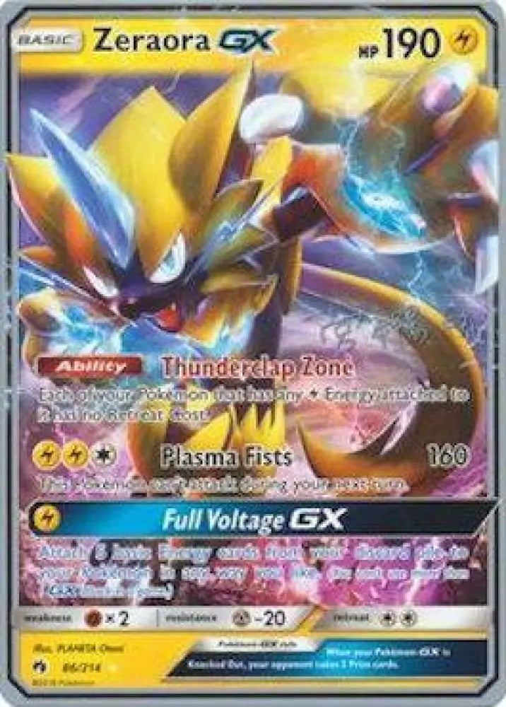 Zeraora GX (86/214) (Pikarom Judge - Haruki Miyamoto) [World Championships 2019] - Pokemon Single