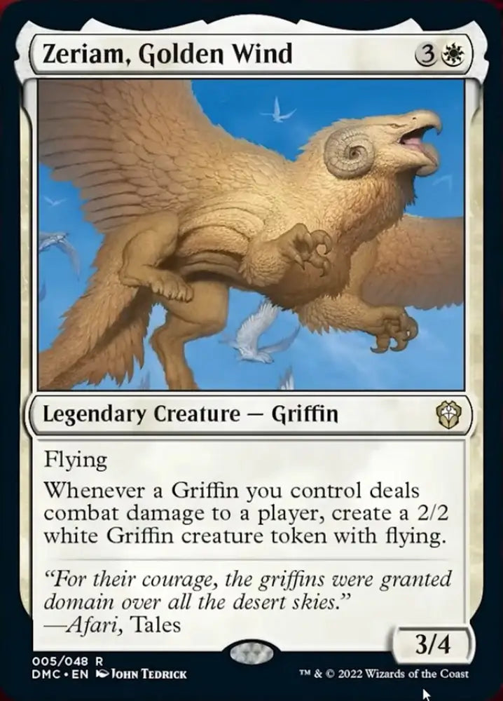 Zeriam Golden Wind [Dominaria United Commander] - MTG Single