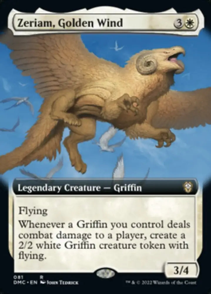 Zeriam Golden Wind (Extended Art) [Dominaria United Commander] - MTG Single