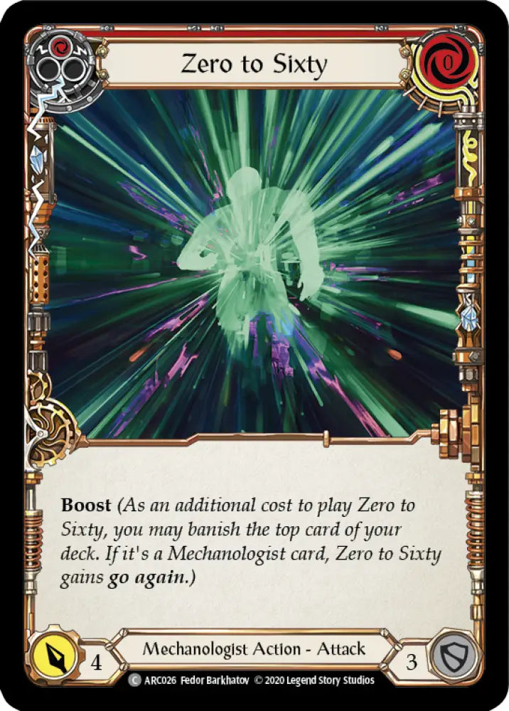 Zero to Sixty (Red) [Arcane Rising Unlimited] Unlimited Normal - Flesh And Blood Single