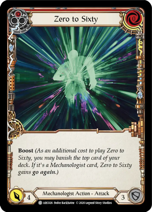 Zero to Sixty (Red) [Arcane Rising Unlimited] Unlimited Normal - Flesh And Blood Single