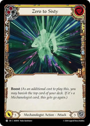 Zero to Sixty (Yellow) [AIO018] (Armory Deck: Dash) - Flesh And Blood Single