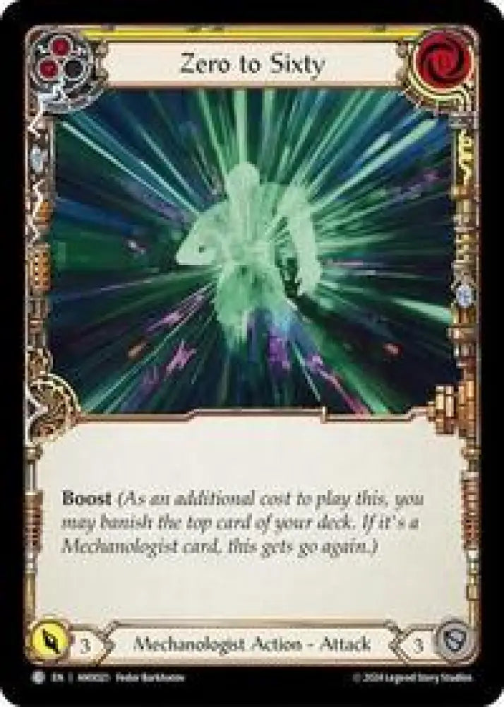 Zero to Sixty (Yellow) (AMX021) [Armory Deck Maxx Nitro]