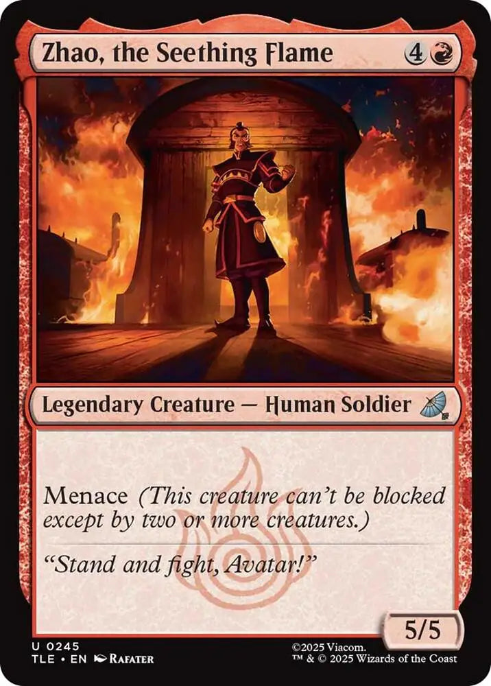Zhao, the Seething Flame (245) [Avatar: The Last Airbender: Eternal-Legal]