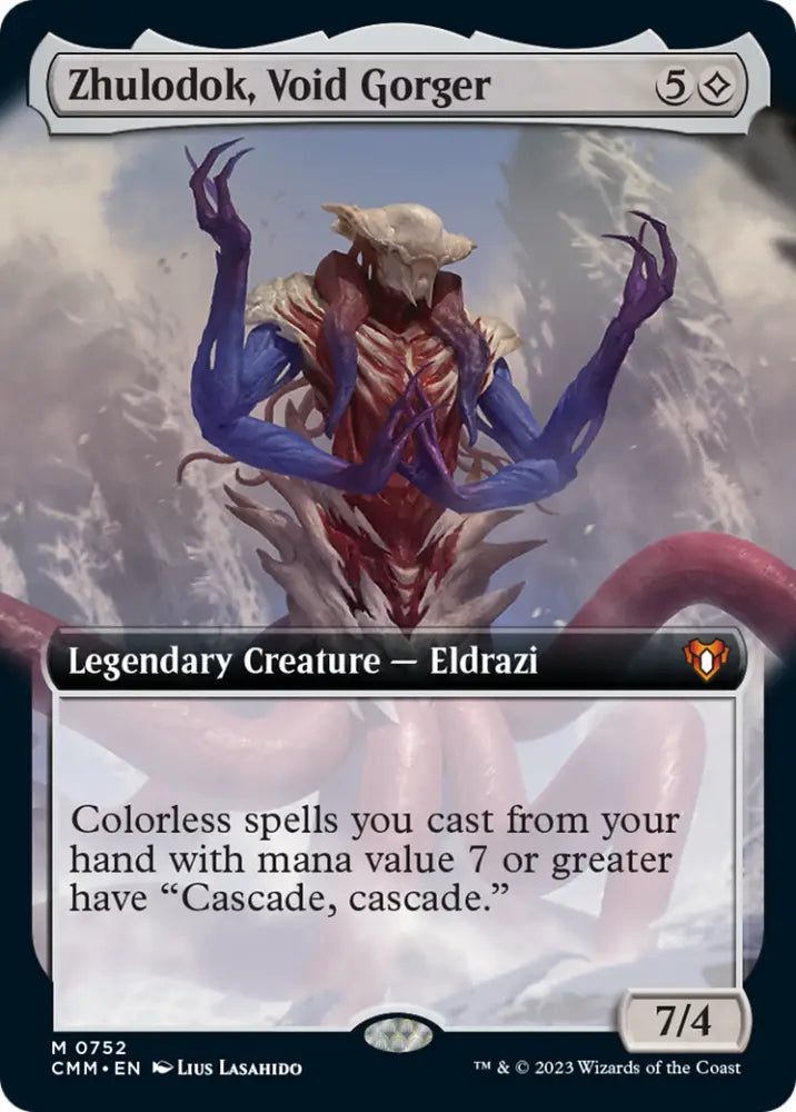Zhulodok Void Gorger (Extended Art) [Commander Masters] - MTG Single