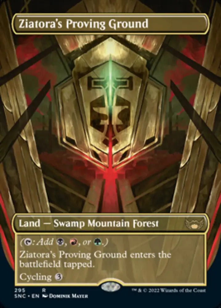 Ziatora’s Proving Ground (Borderless Alternate Art) [Streets of New Capenna] - MTG Single