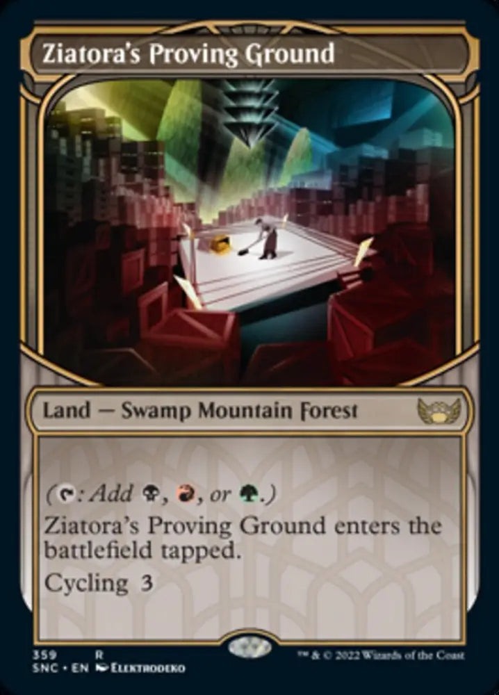 Ziatora’s Proving Ground (Showcase Skyscraper) [Streets of New Capenna] - MTG Single
