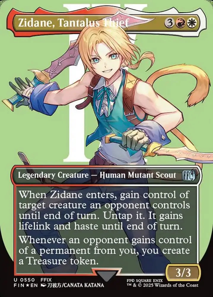 Zidane, Tantalus Thief (550) [Final Fantasy]