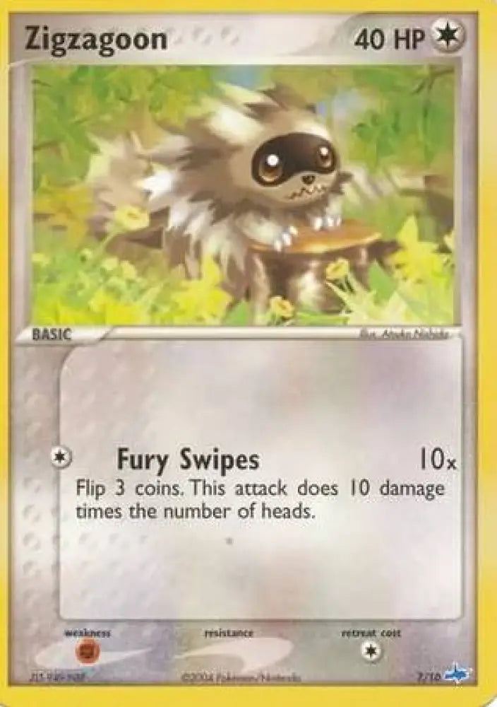 Zigzagoon (7/10) [EX: Trainer Kit - Latios] - Pokemon Single