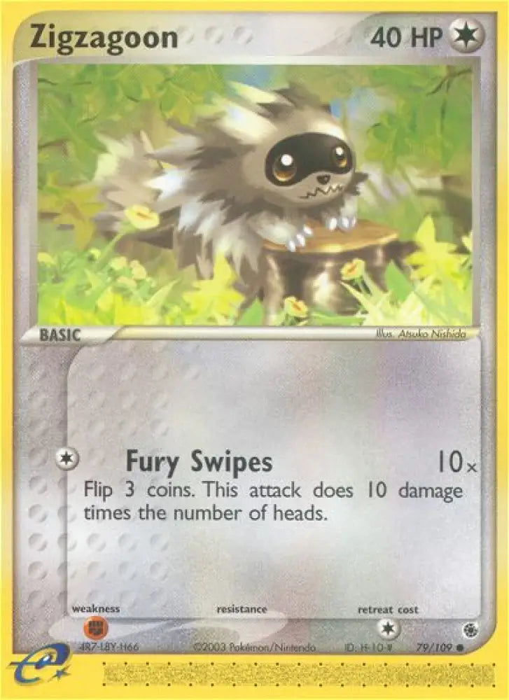 Zigzagoon (79/109) [EX: Ruby & Sapphire] - Pokemon Single
