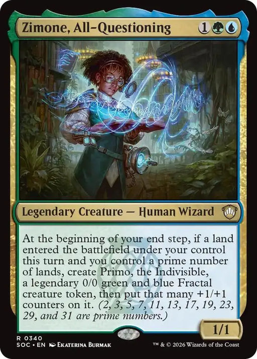 Zimone, All-Questioning (340) [Secrets of Strixhaven Commander]