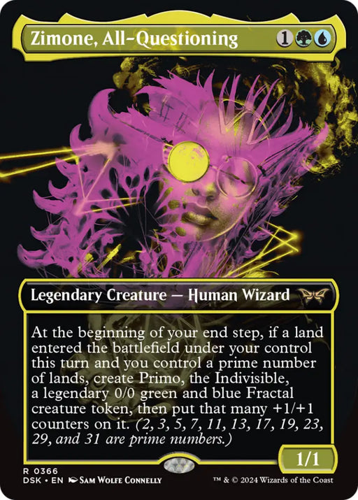 Zimone All-Questioning (Showcase) [Duskmourn: House of Horror] - MTG Single