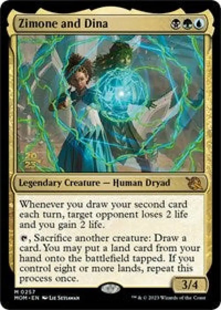Zimone and Dina (257) [Prerelease Cards]
