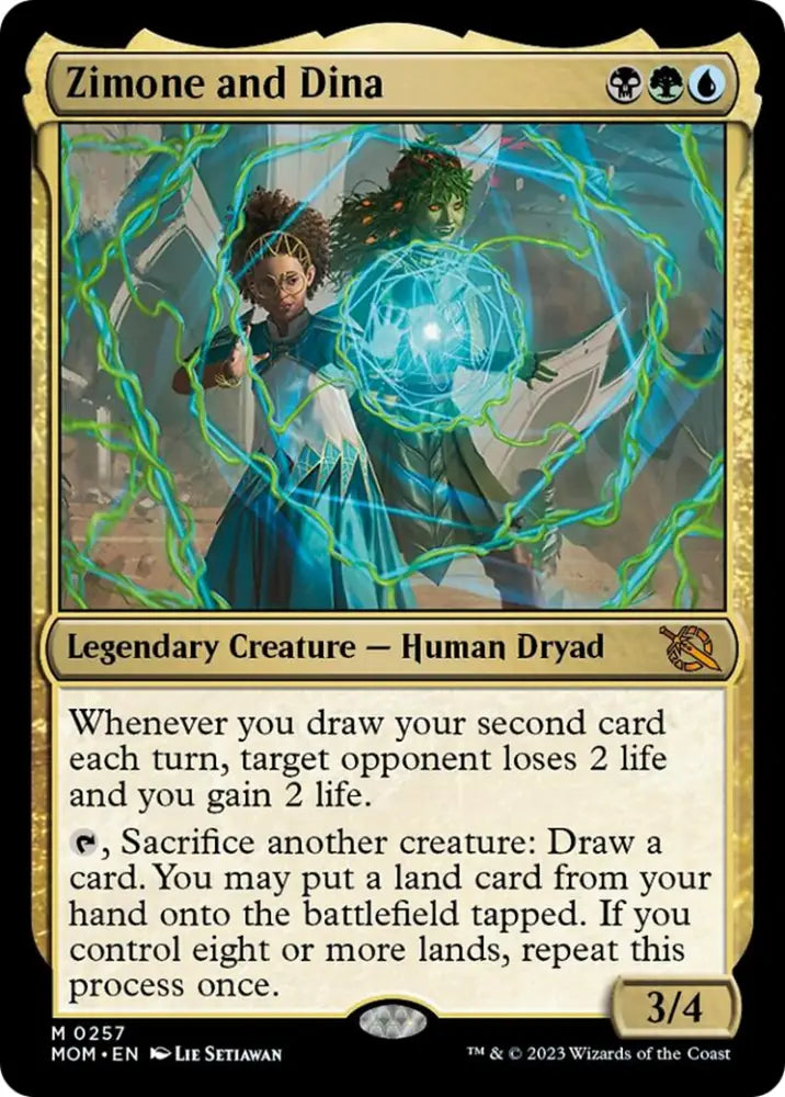 Zimone and Dina [March of the Machine] - MTG Single