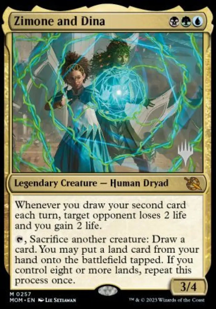 Zimone and Dina (Promo Pack) [March of the Machine Promos] - MTG Single
