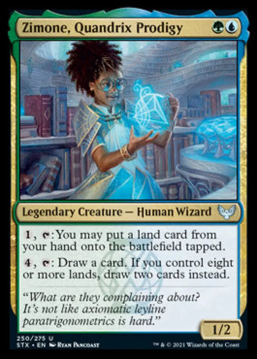 Zimone Quandrix Prodigy [Strixhaven: School of Mages] - MTG Single